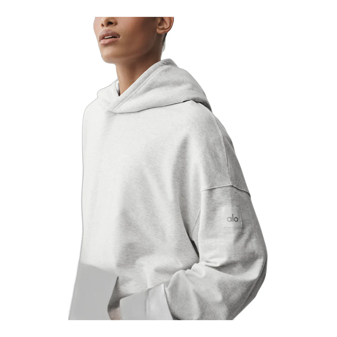 alo Double Take Hoodie - White Heather - Image 2