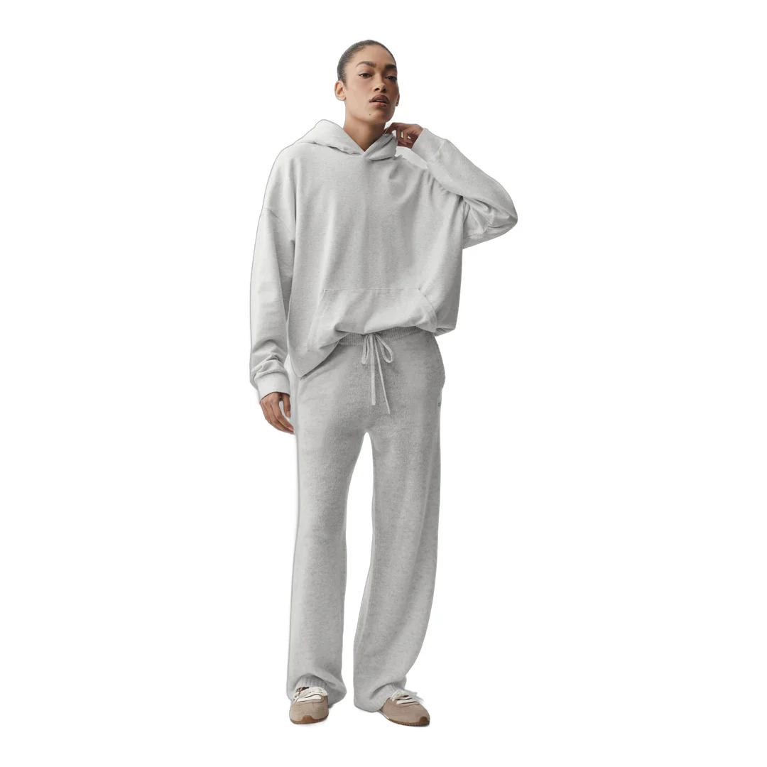 alo Double Take Hoodie - White Heather - Image 4