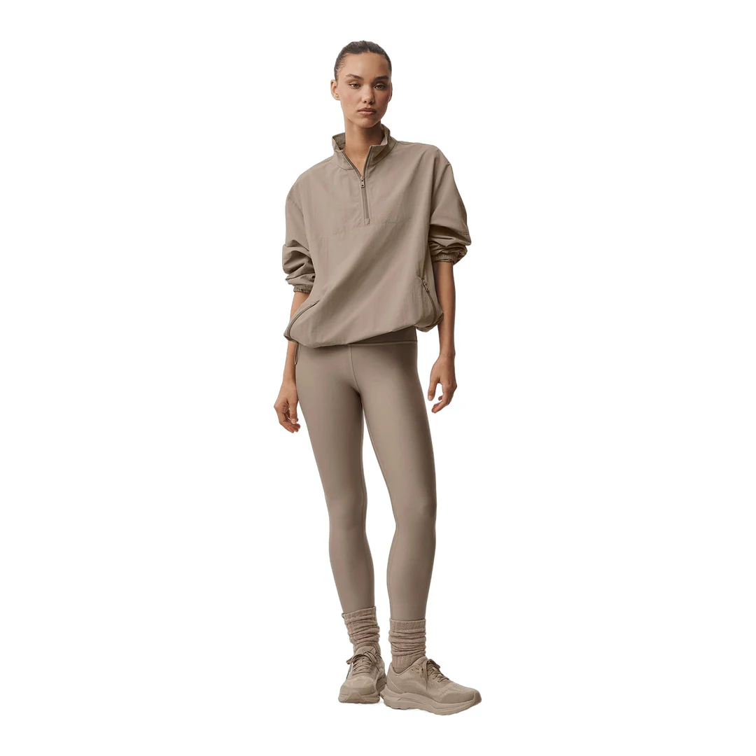 alo Light Weight Takeaway Track Pullover - Gravel - Image 4