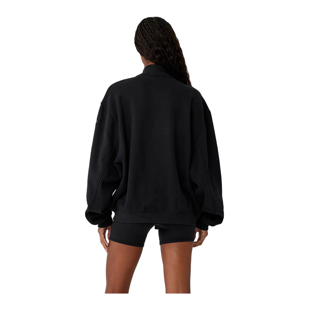 alo Renown Varsity Jacket - Black - Image 2