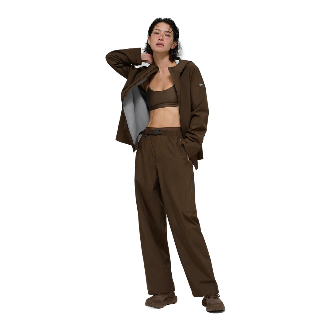alo Alpha Shell Jacket - Espresso - Image 5