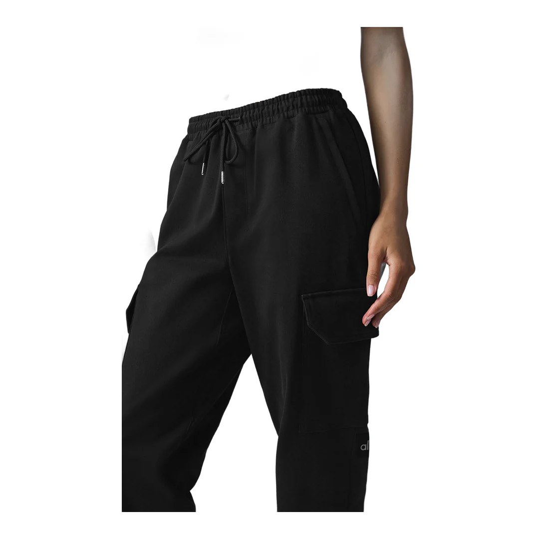 alo Edition Sueded Jogger - Black - Image 4