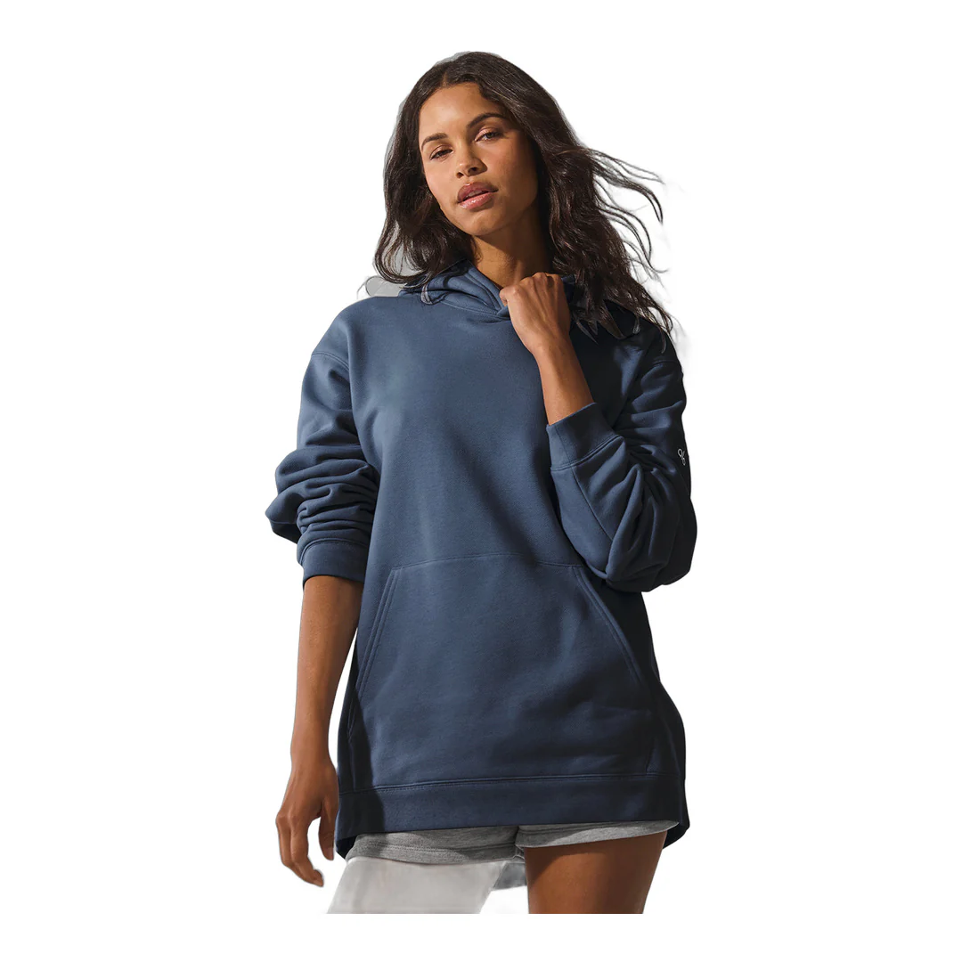 alo Renown Heavy Weight Hoodie - Bluestone