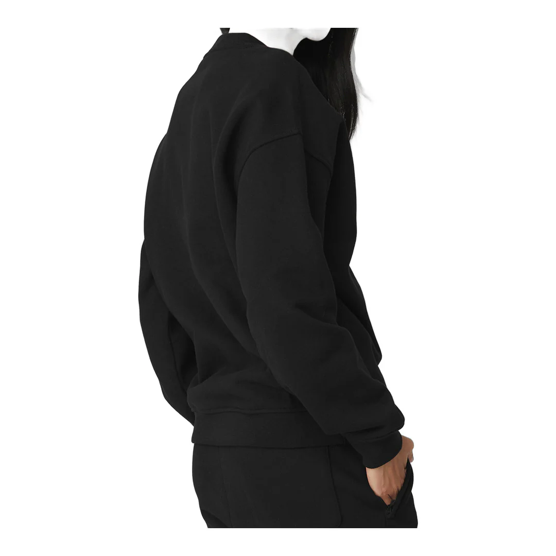 alo Renown Heavy Weight Crew Neck Pullover - Black - Image 5