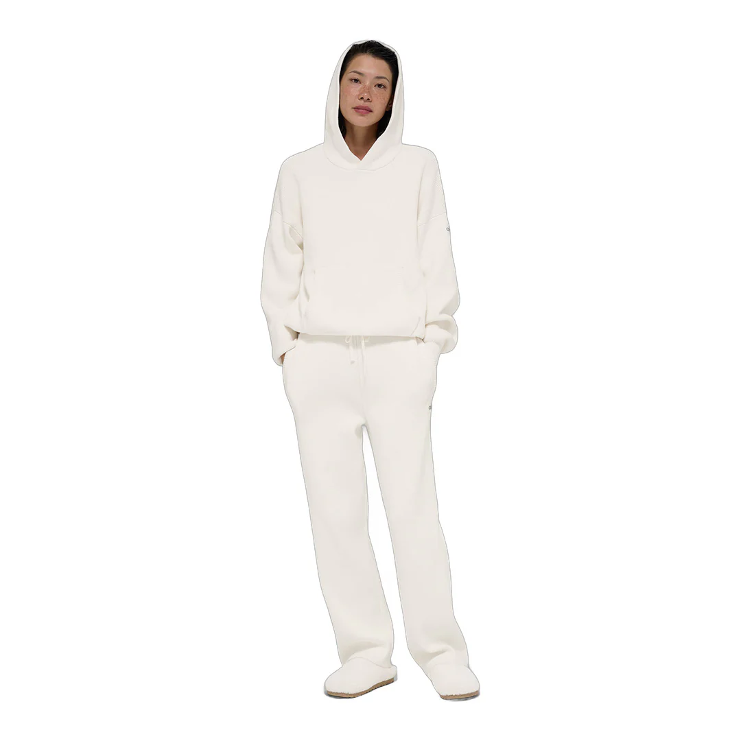 alo Scholar Hooded Sweater - Ivory - Image 5