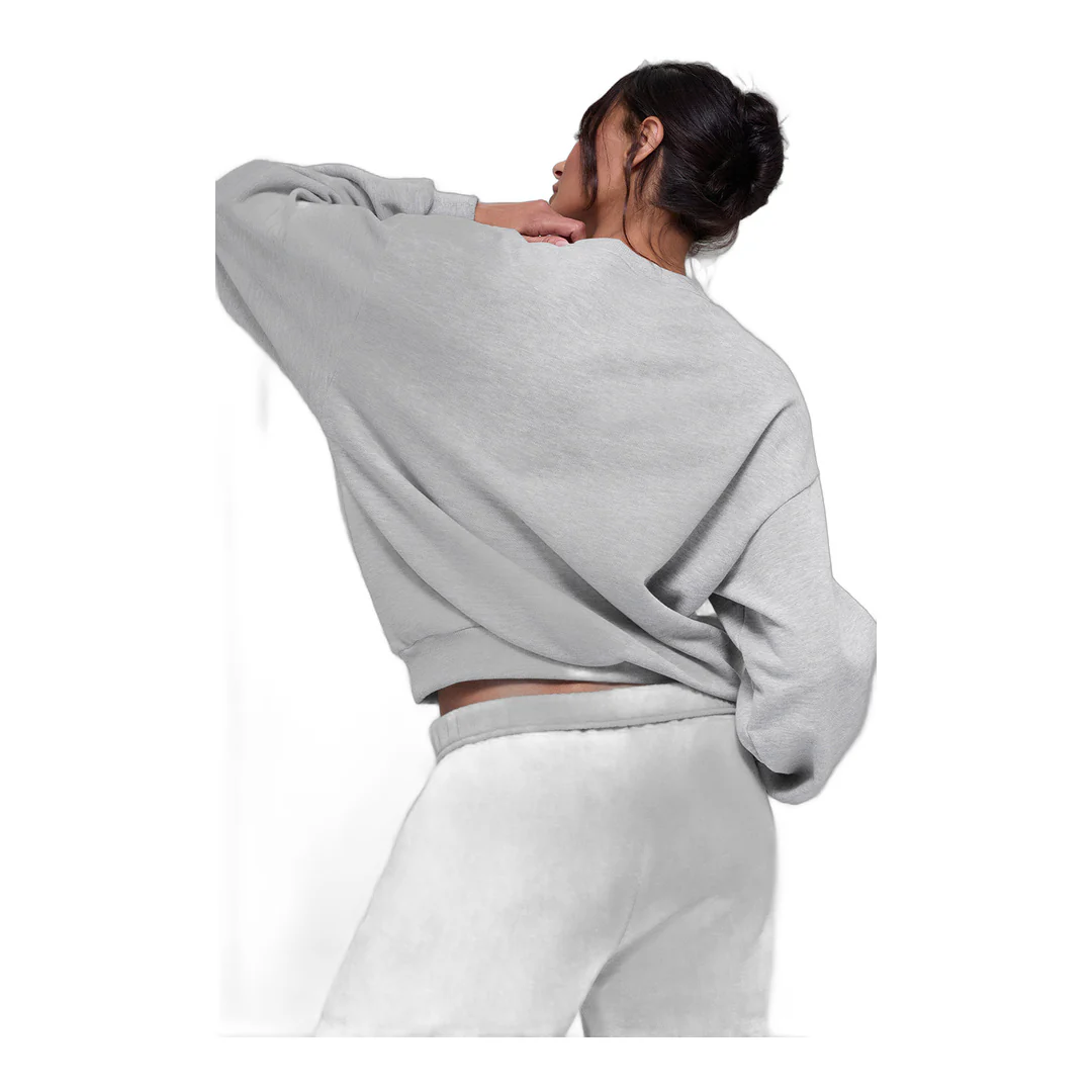 alo Accolade Crew Neck Pullover - Athletic Heather Grey - Image 3
