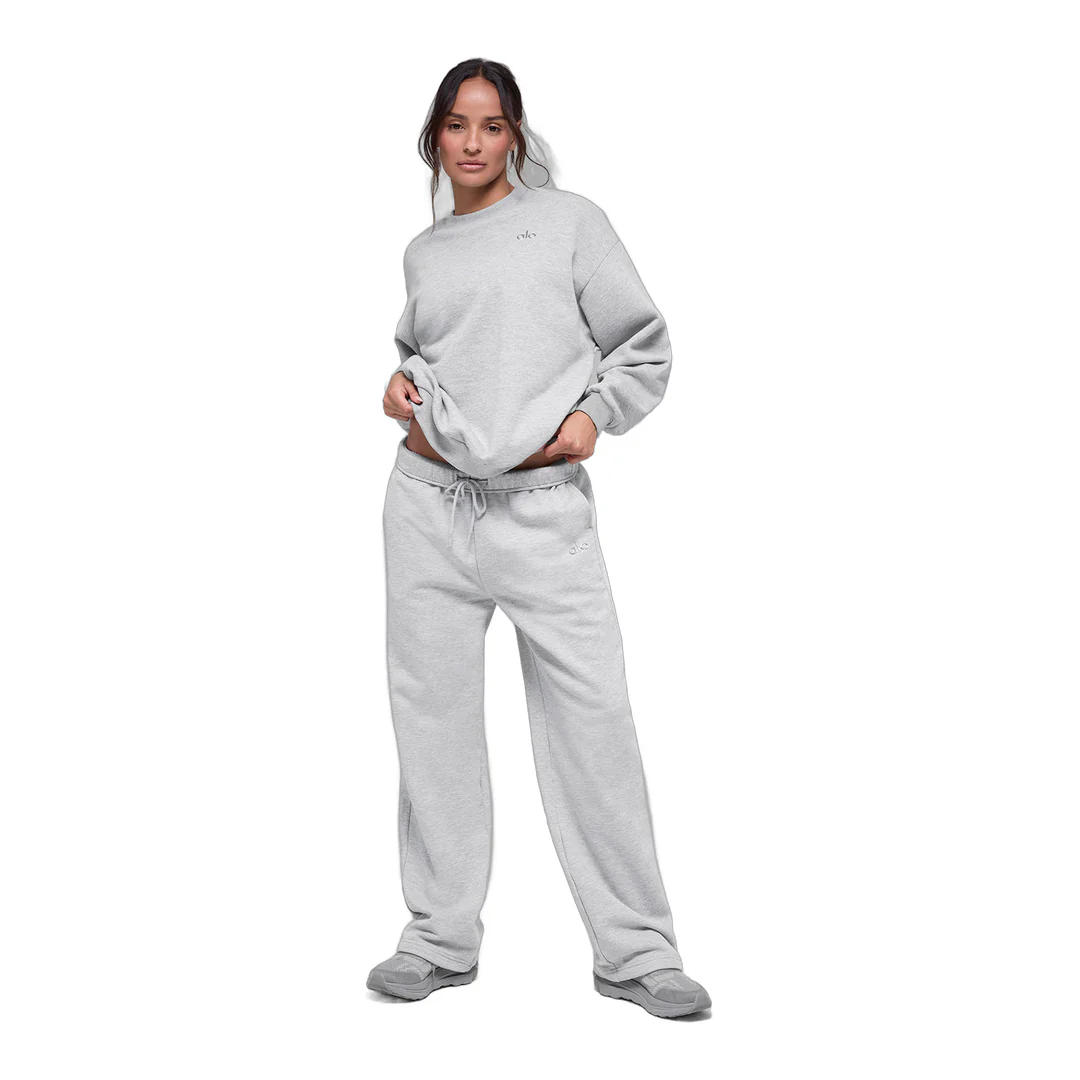 alo Accolade Crew Neck Pullover - Athletic Heather Grey - Image 5