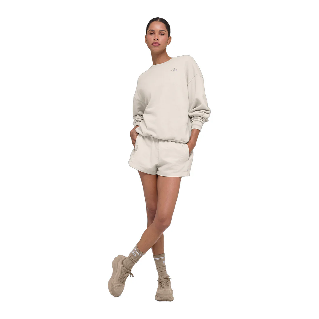 alo Accolade Crew Neck Pullover - Bone - Image 4