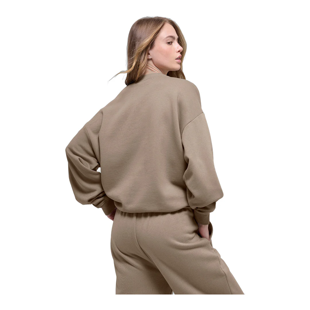 alo Accolade Crew Neck Pullover - Gravel - Image 2