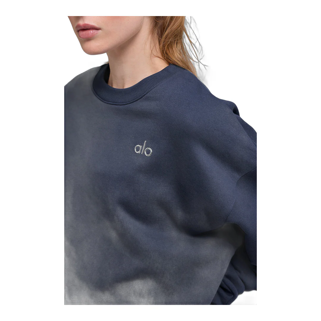 alo Accolade Crew Neck Pullover - Navy - Image 2