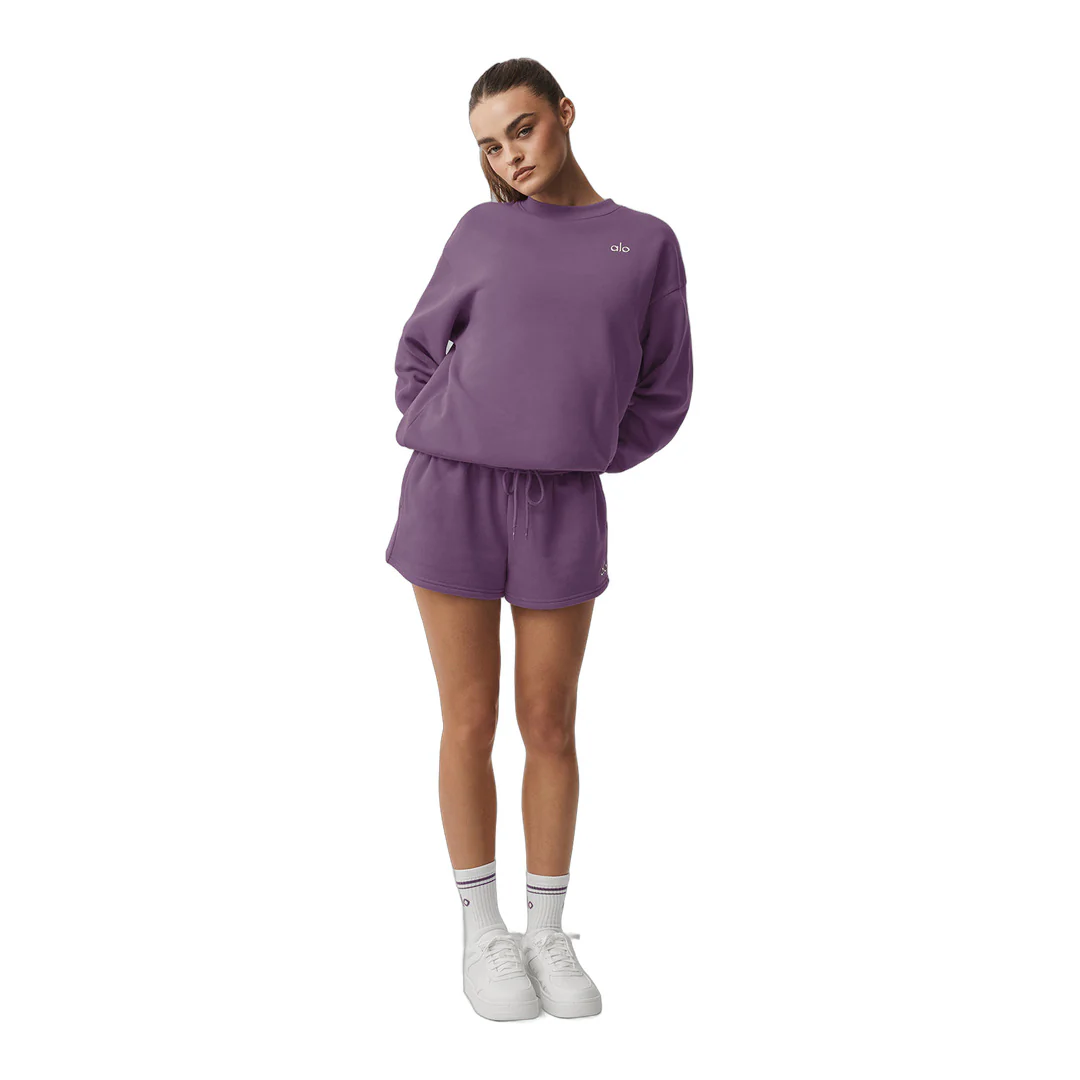 alo Accolade Crew Neck Pullover - Plum Kiss - Image 5