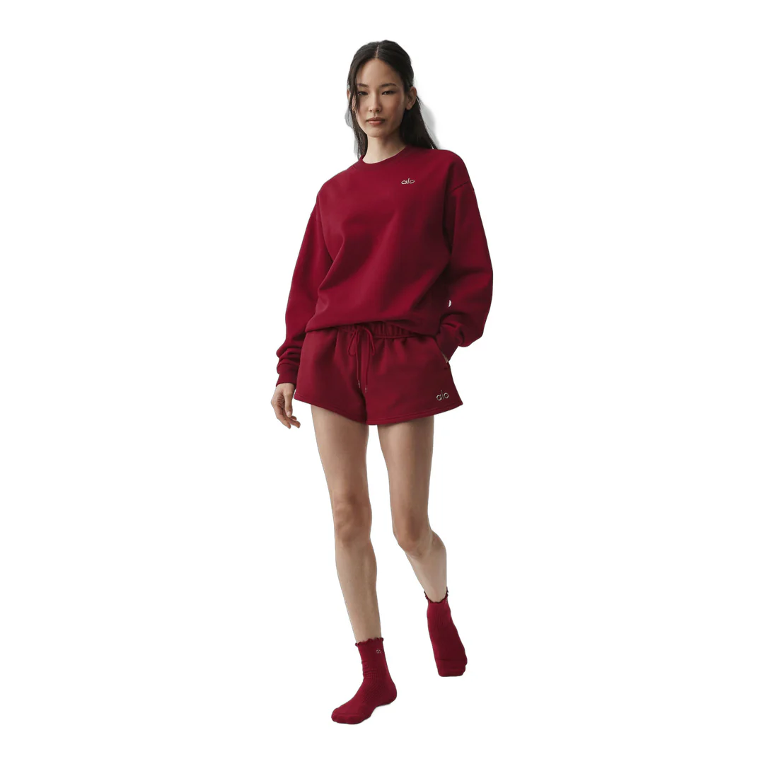 alo Accolade Crew Neck Pullover - Summer Romance Red - Image 5