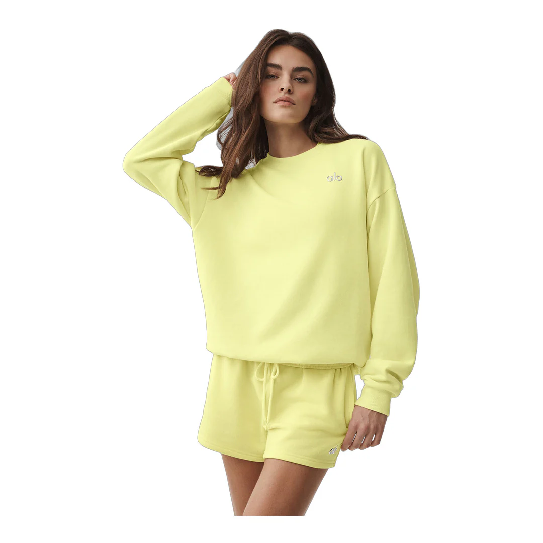 alo Accolade Crew Neck Pullover - Sunshine - Image 5