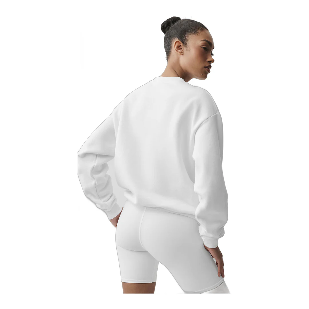 alo Accolade Crew Neck Pullover - White - Image 2