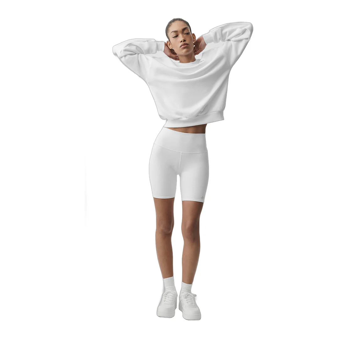 alo Accolade Crew Neck Pullover - White - Image 5