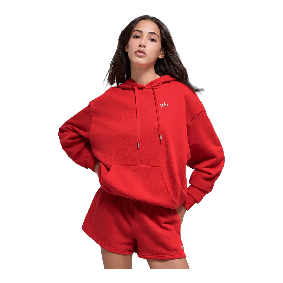 alo Accolade Hoodie - Bright Red - Image 2