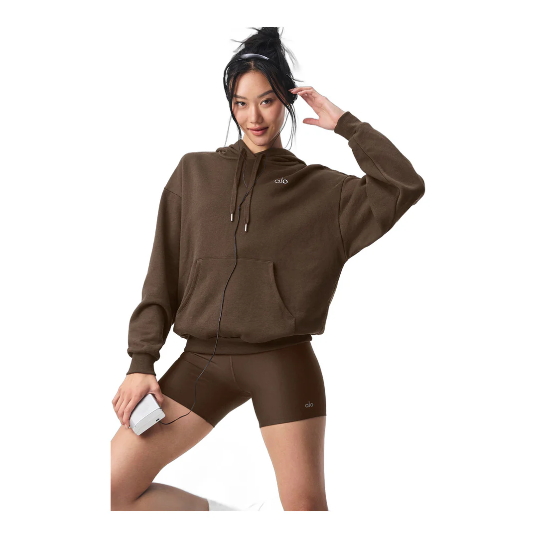 alo Accolade Hoodie - Espresso - Image 3