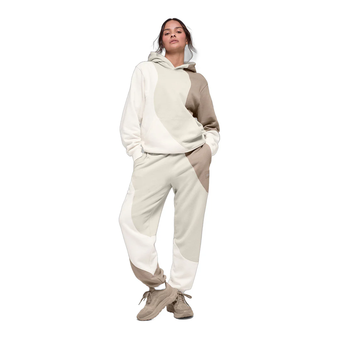alo Make Waves Hoodie - Ivory/Bone/Gravel