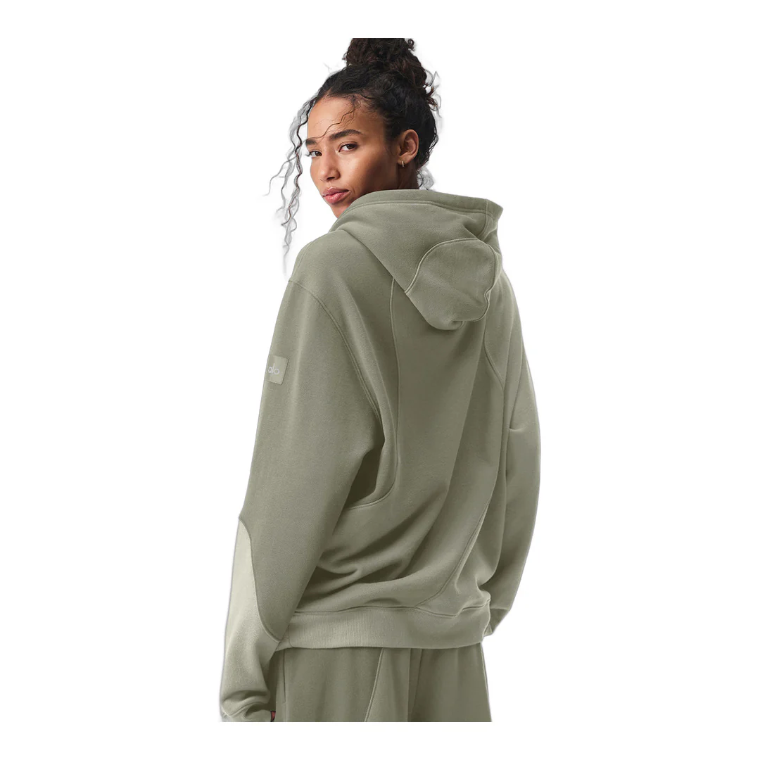 alo Make Waves Hoodie - Limestone Tonal - Image 2