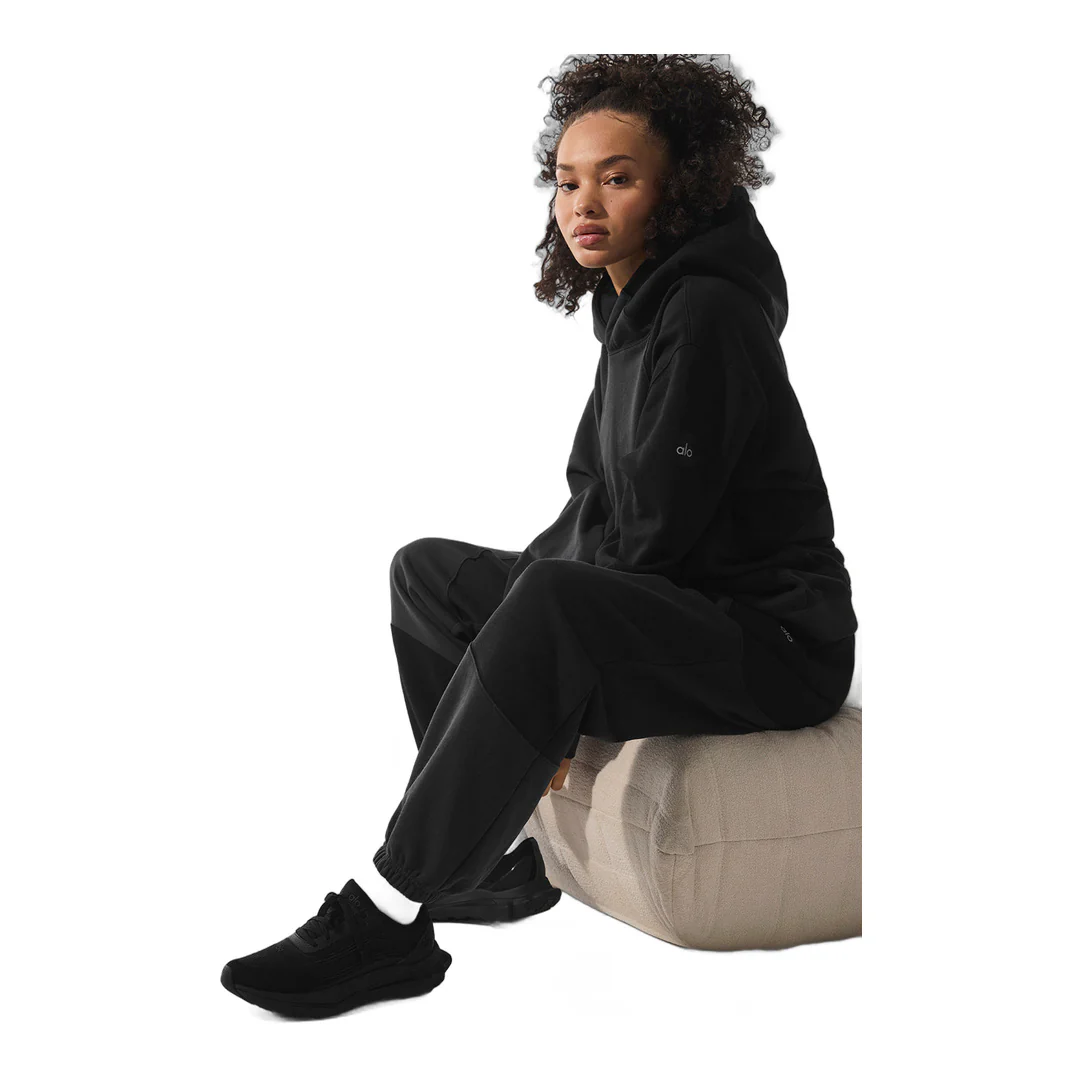 alo Make Waves Hoodie - Vintage Black Tonal - Image 5
