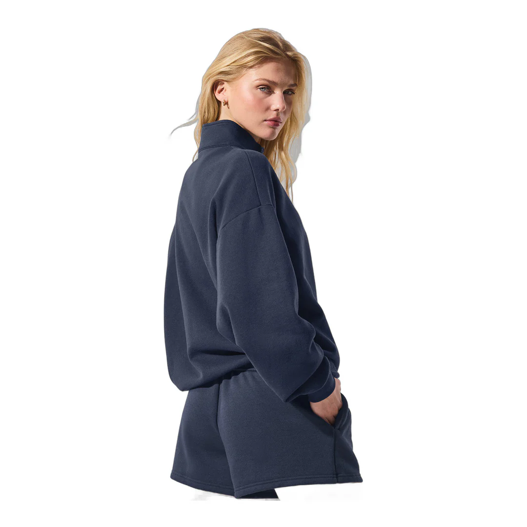 alo Accolade 1/4 Zip Pullover - Navy - Image 3