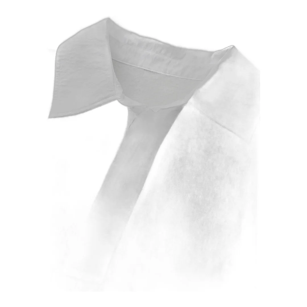 alo Take It Easy Long Sleeve Henley Pullover - Athletic Heather Grey/White - Image 6