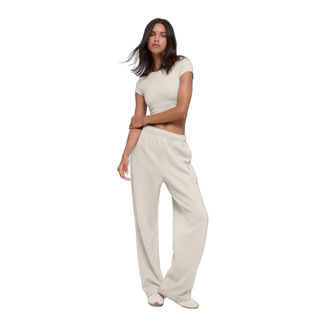 alo Accolade Straight Leg Sweatpant - Bone - Image 5