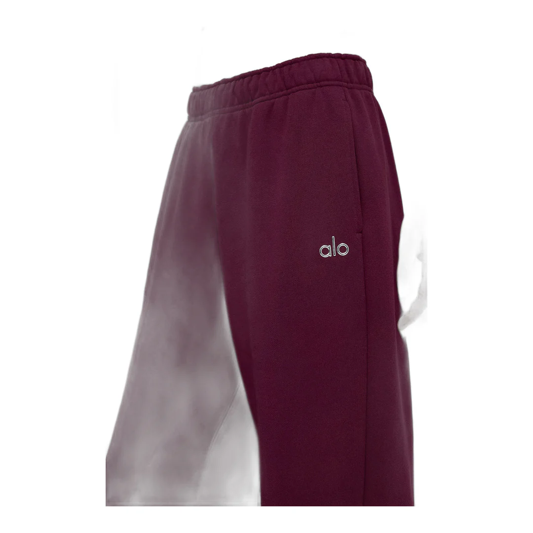 alo Accolade Straight Leg Sweatpant - Burgundy - Image 2