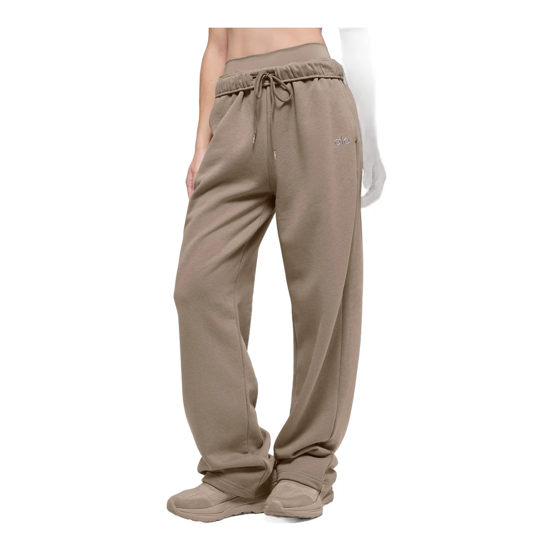 alo Accolade Straight Leg Sweatpant - Gravel