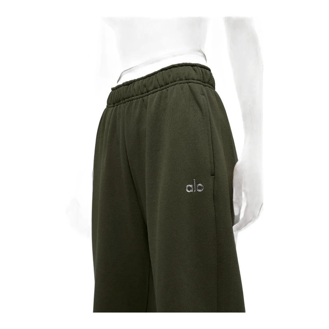 alo Accolade Straight Leg Sweatpant - Green Olive - Image 2