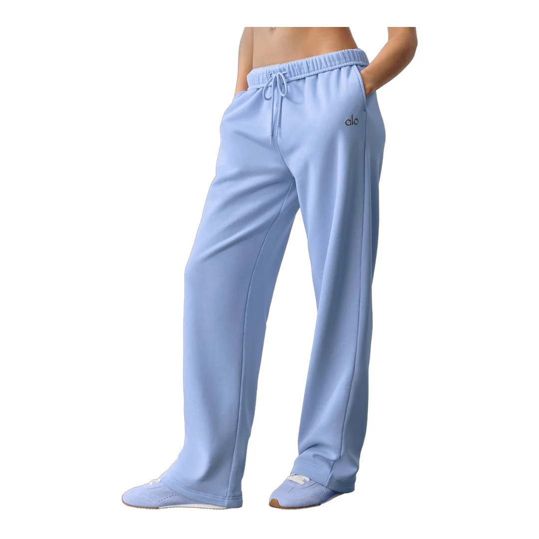 alo Accolade Straight Leg Sweatpant - Light Provence Blue - Image 4
