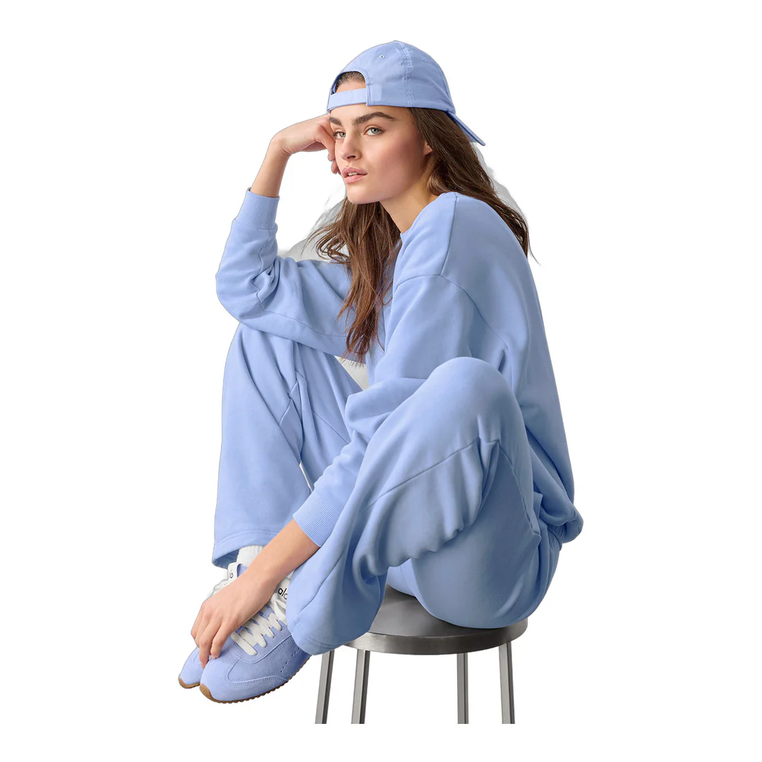 alo Accolade Straight Leg Sweatpant - Light Provence Blue - Image 5