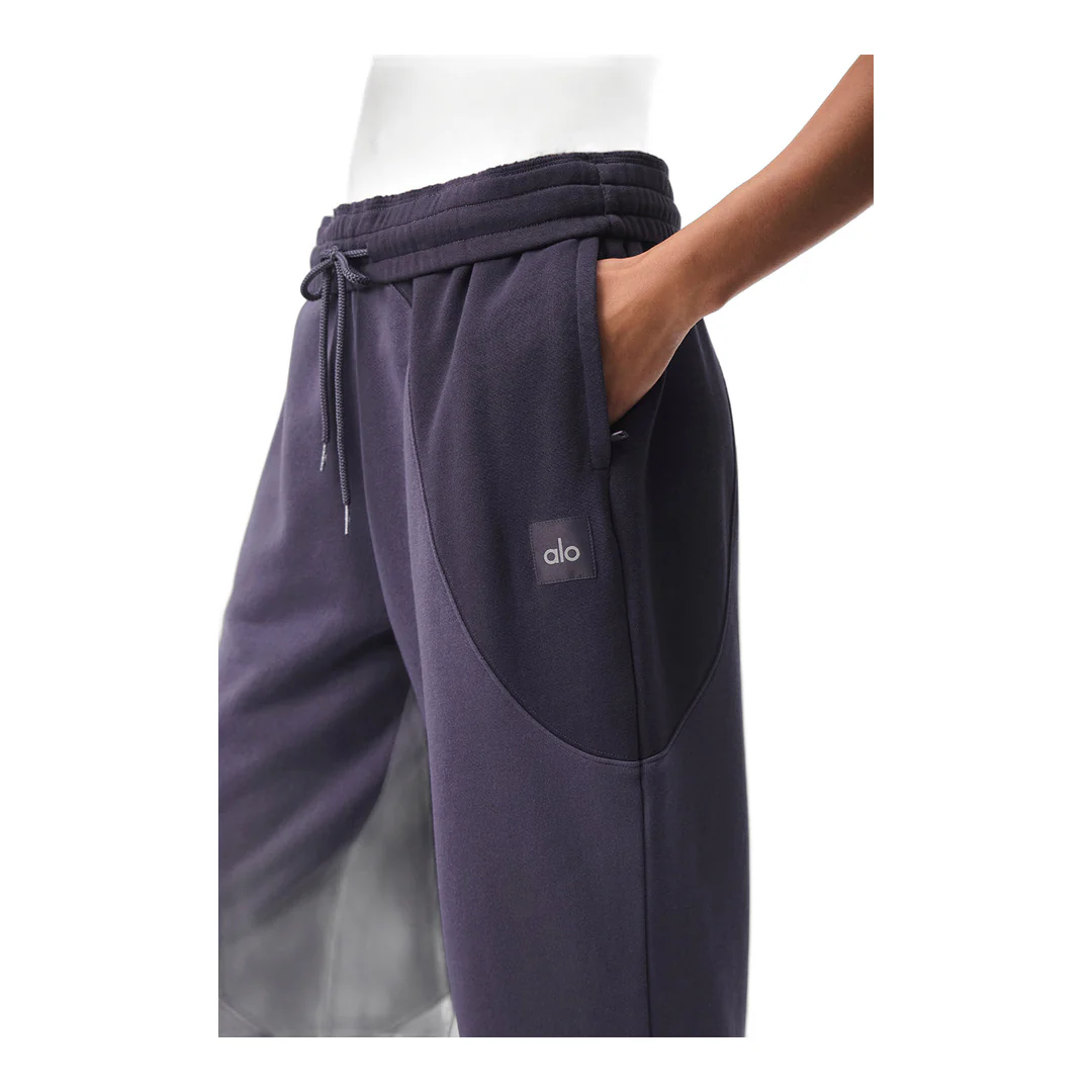 alo Make Waves Sweatpant - Italian Plum Tonal - Image 3