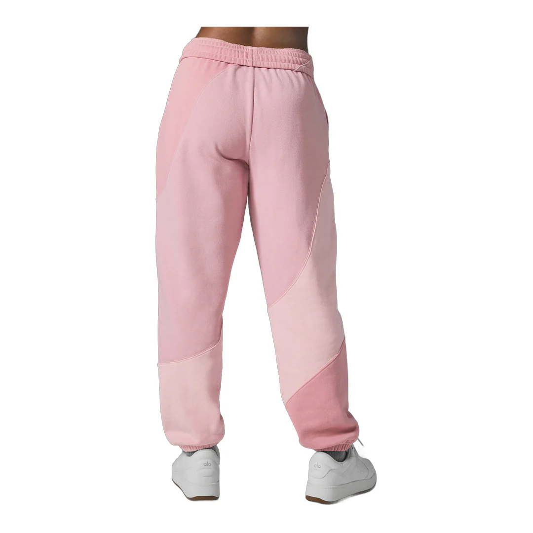 alo Make Waves Sweatpant - Sunset Pink Tonal - Image 2