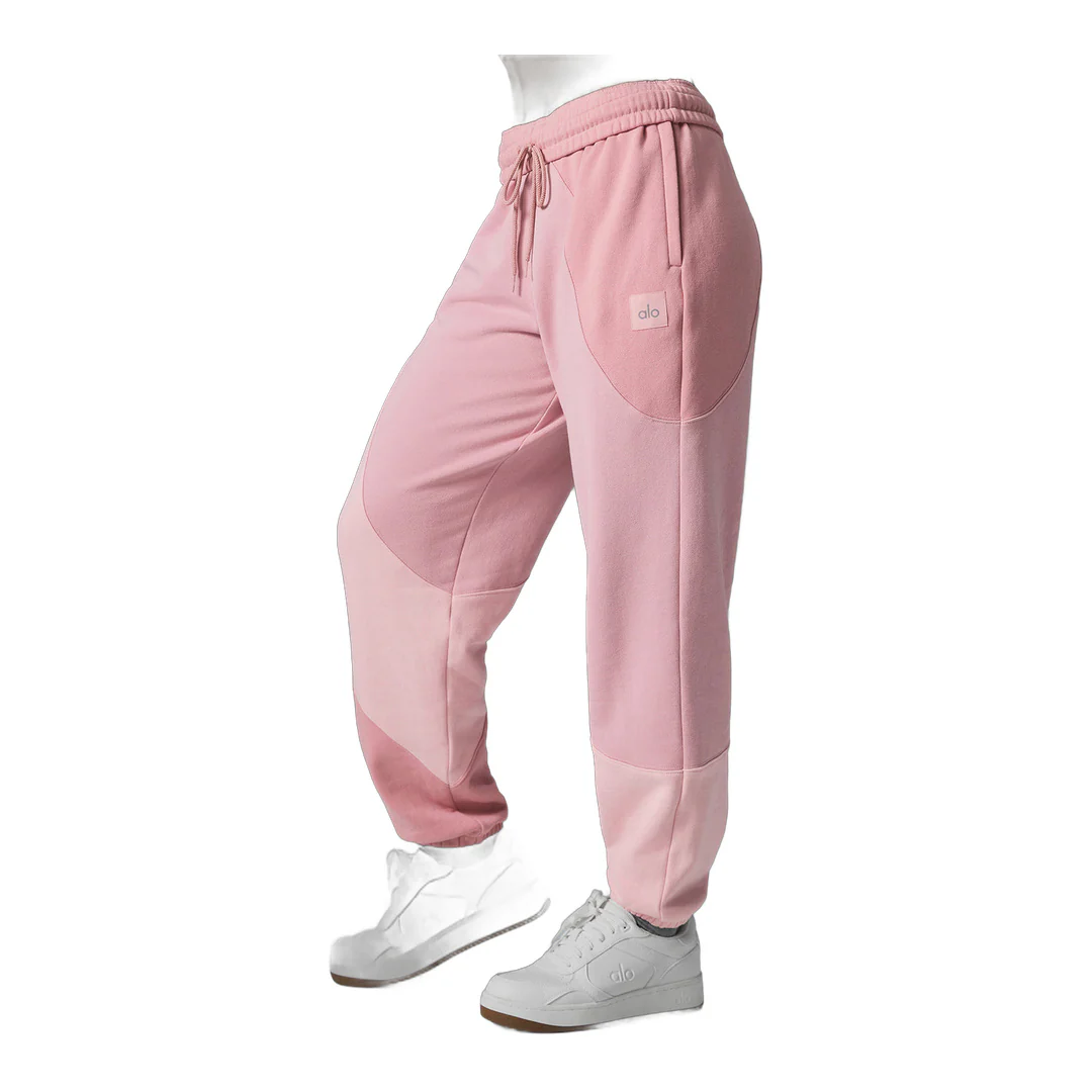 alo Make Waves Sweatpant - Sunset Pink Tonal - Image 3