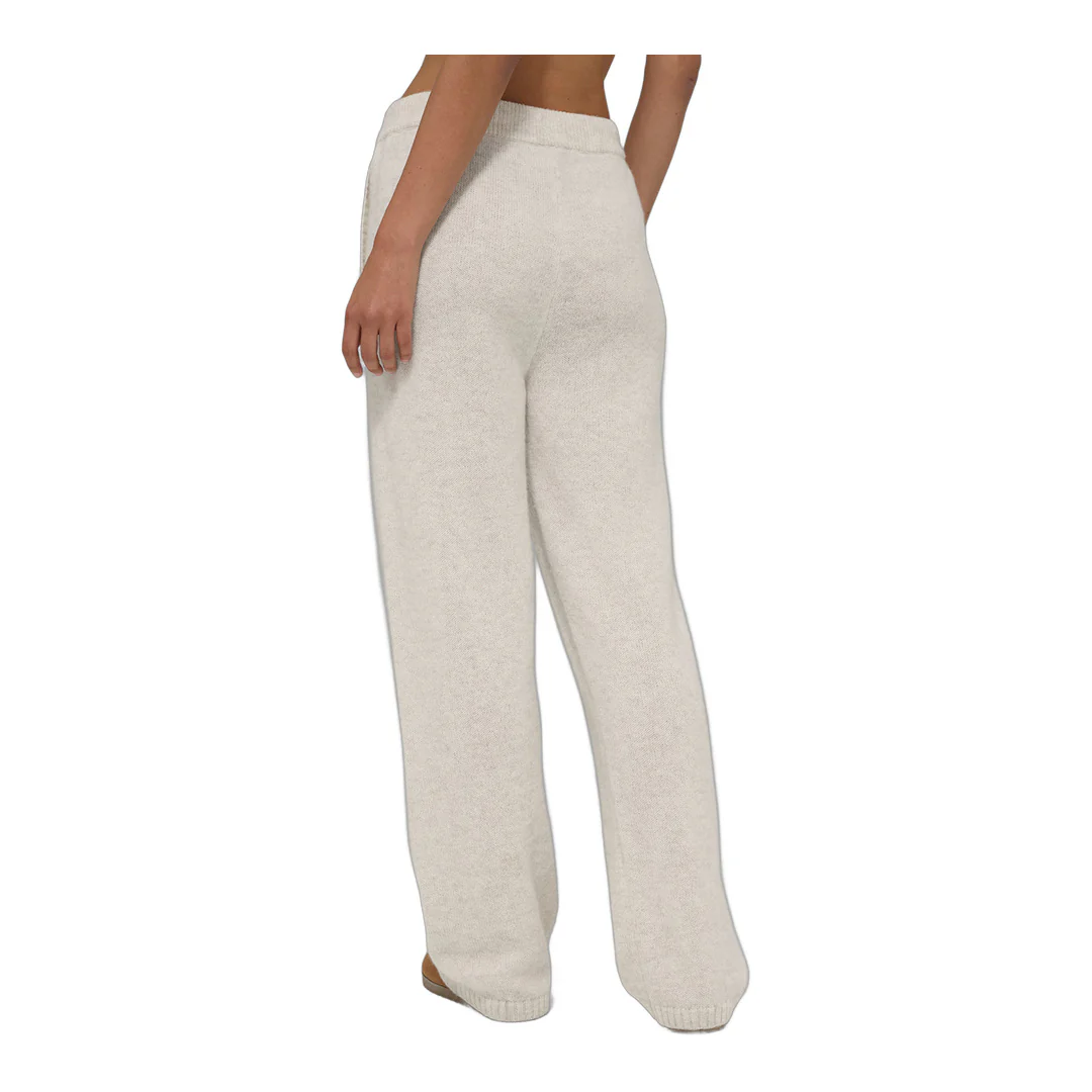 alo Wool Cashmere New Class Sweatpant - Bone Heather - Image 4