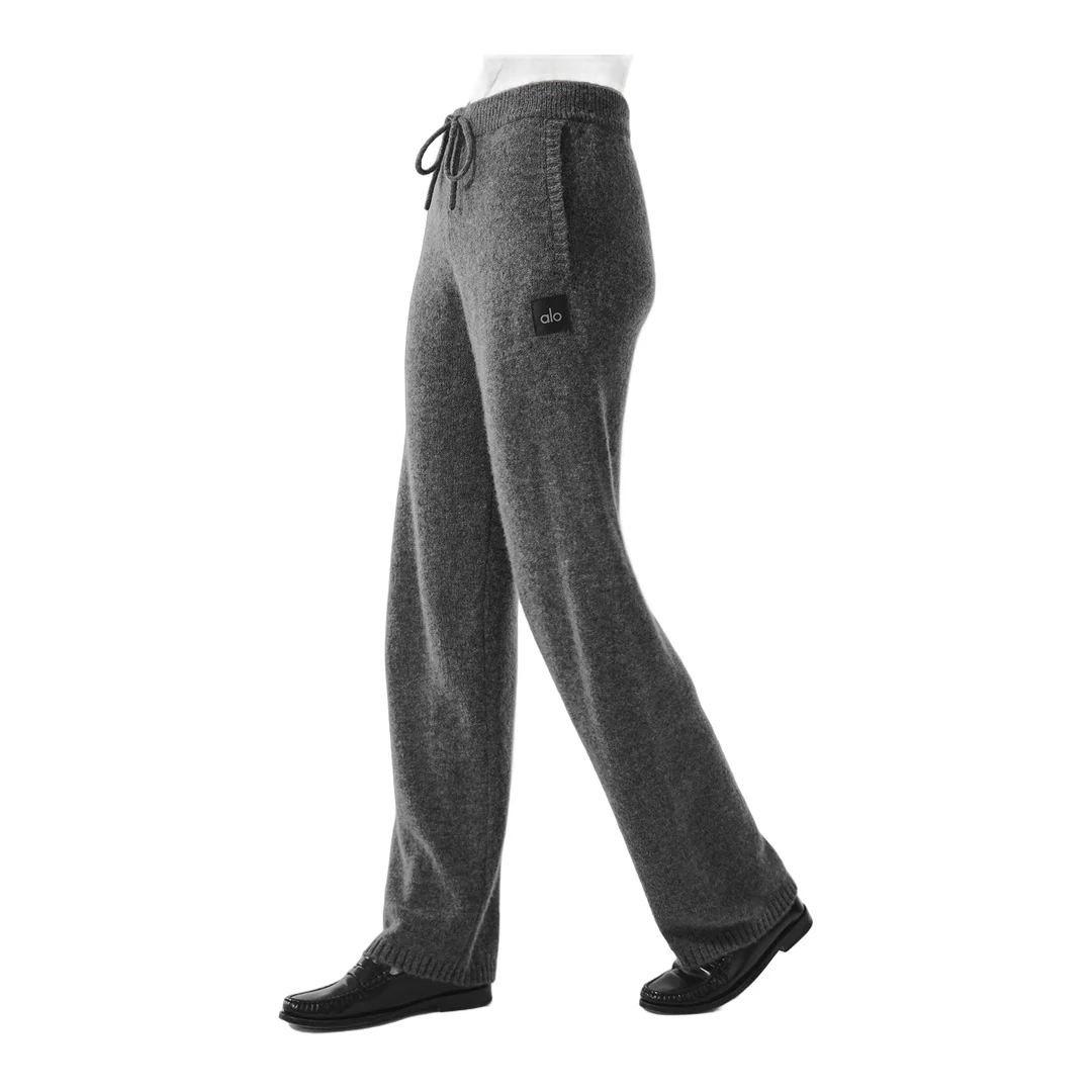 alo Wool Cashmere New Class Sweatpant - Platinum Grey - Image 4