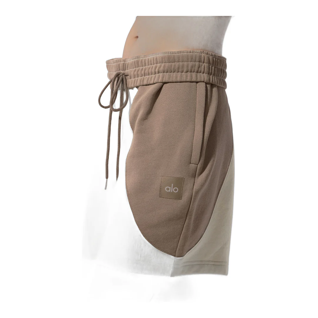alo 7" Make Waves Short - Ivory/Bone/Gravel - Image 3