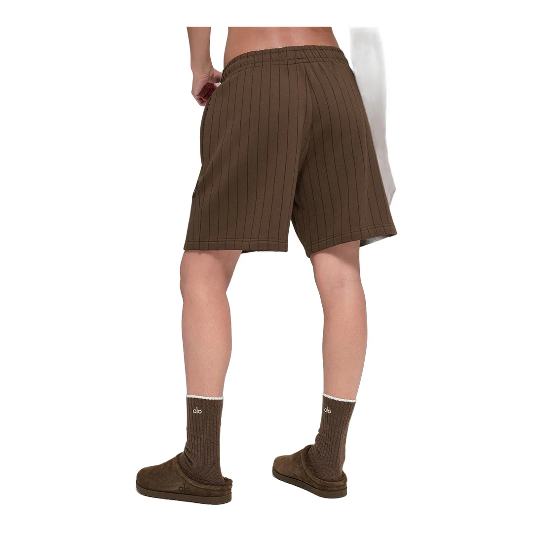alo 7" Pinstripe Short - Espresso Pinstripe - Image 3