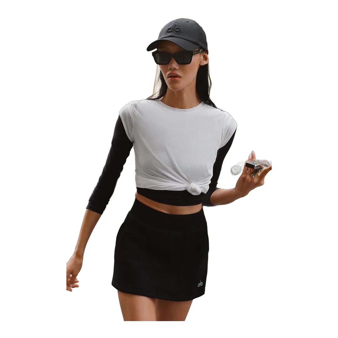 alo All Day Short Sleeve - White