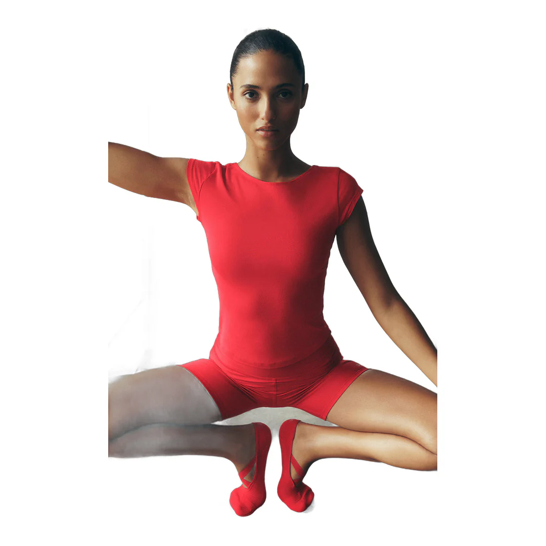 alo Alosoft Back For More Tee - Bright Red