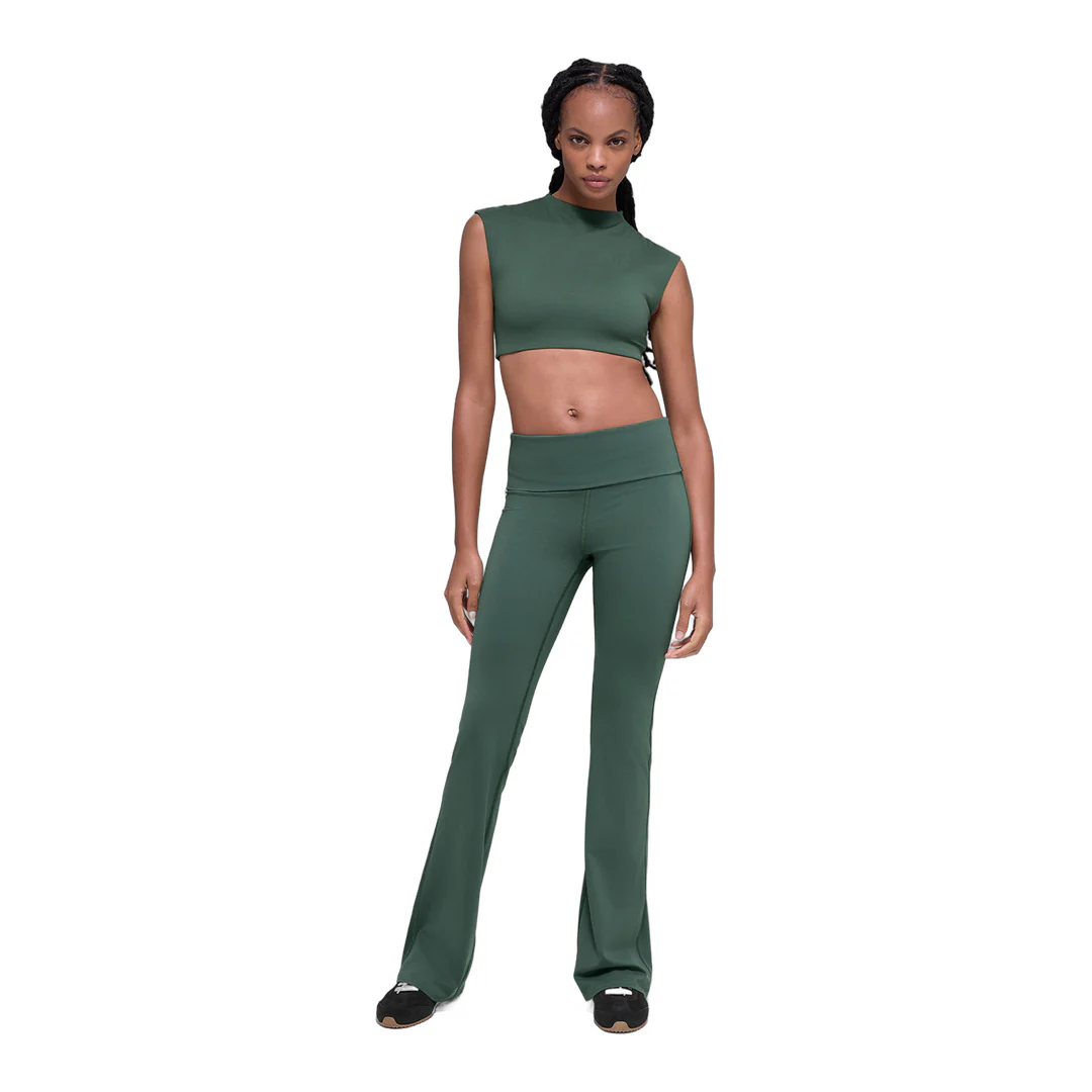 alo ALO Softsculpt Capped Out Short Sleeve - Clover Green - Image 6