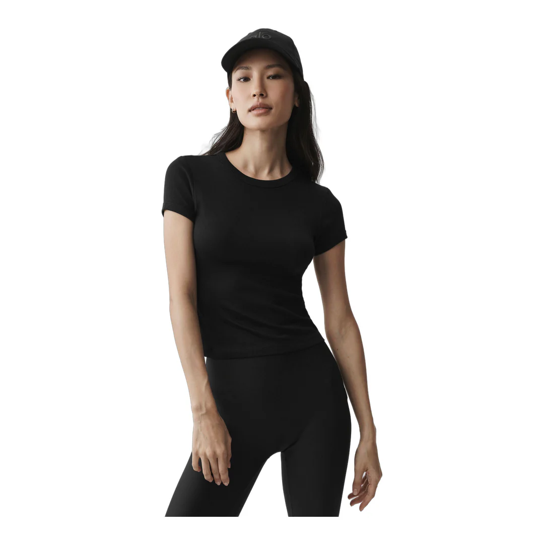 alo Timeless Tee - Black