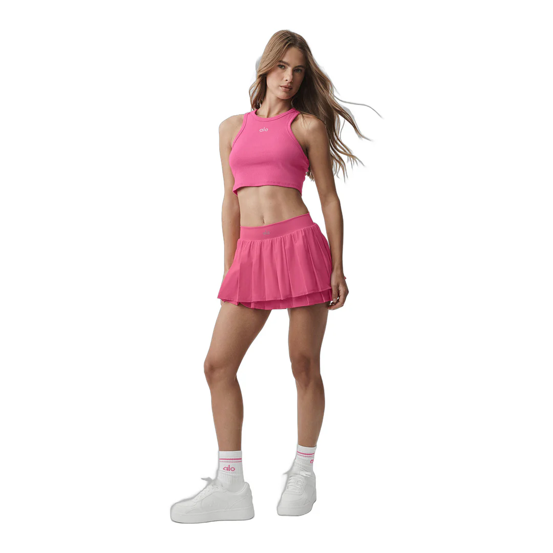 alo Aspire Tank - Paradise Pink/White - Image 5