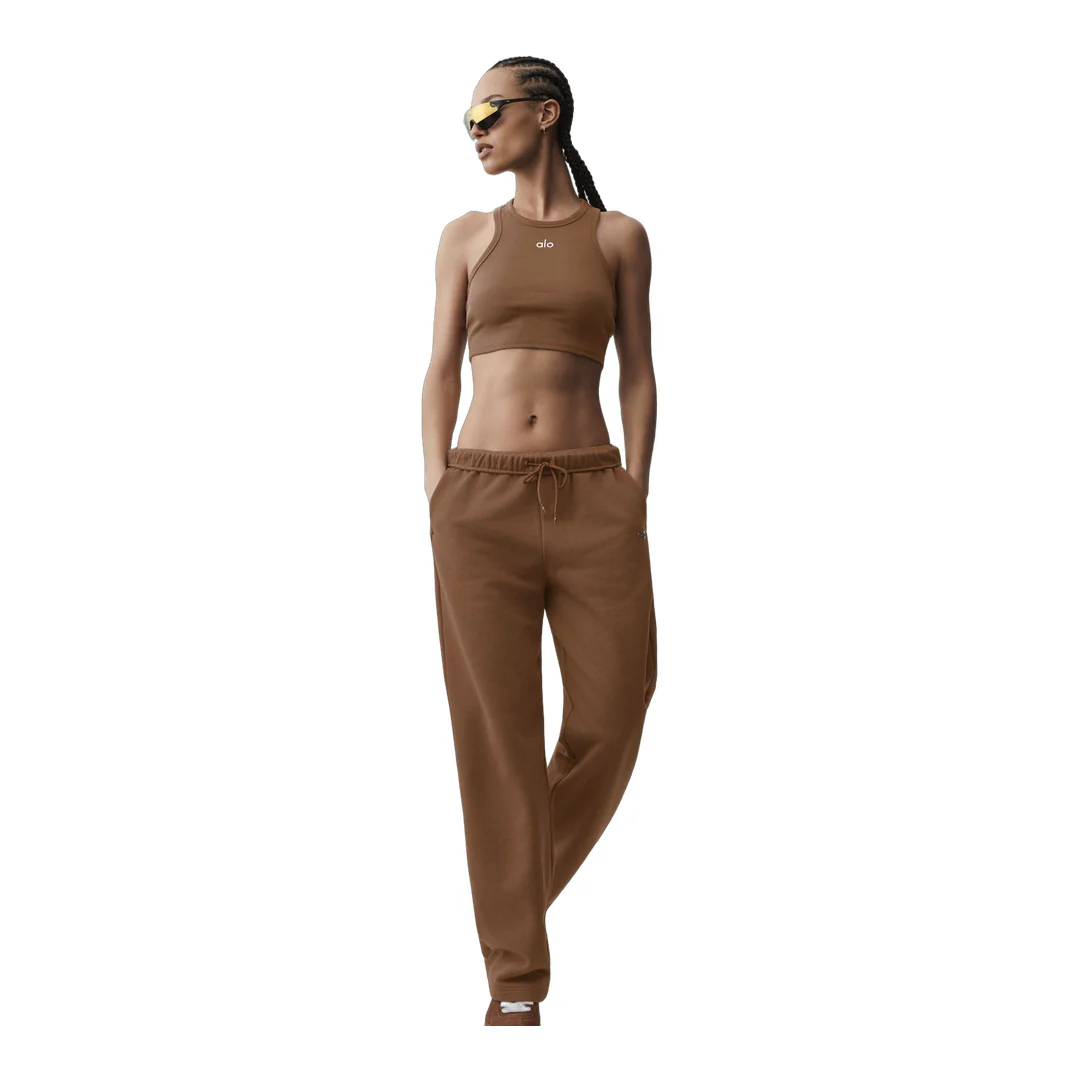 alo Aspire Tank - Sun Kissed Brown/White - Image 5