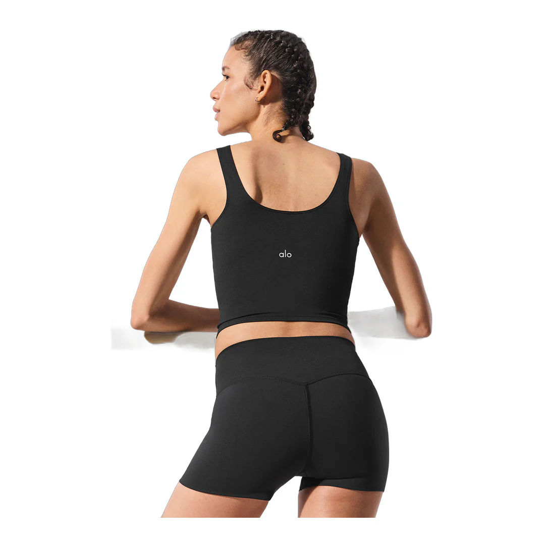 alo ALO Softsculpt Tank - Black - Image 4