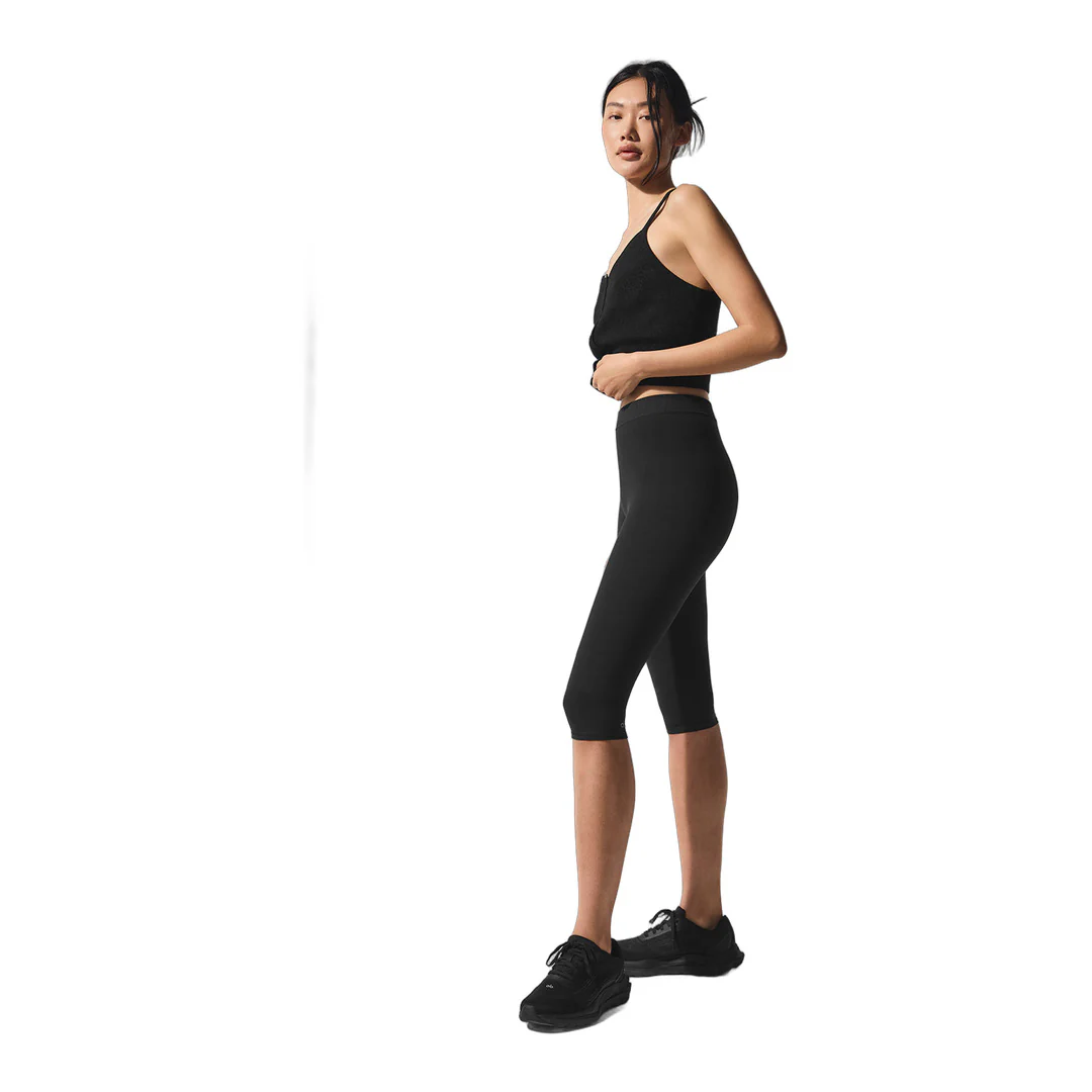 alo Sheer Cashmere Tank - Black - Image 5
