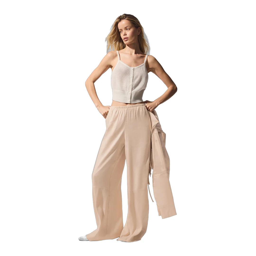 alo Sheer Cashmere Tank - Ivory - Image 5