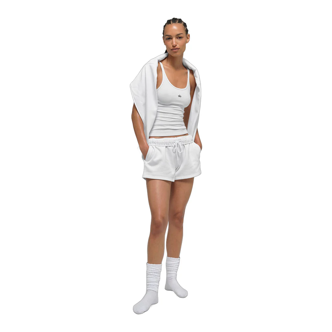 alo Ribbed Prosper Tank - White - Image 5