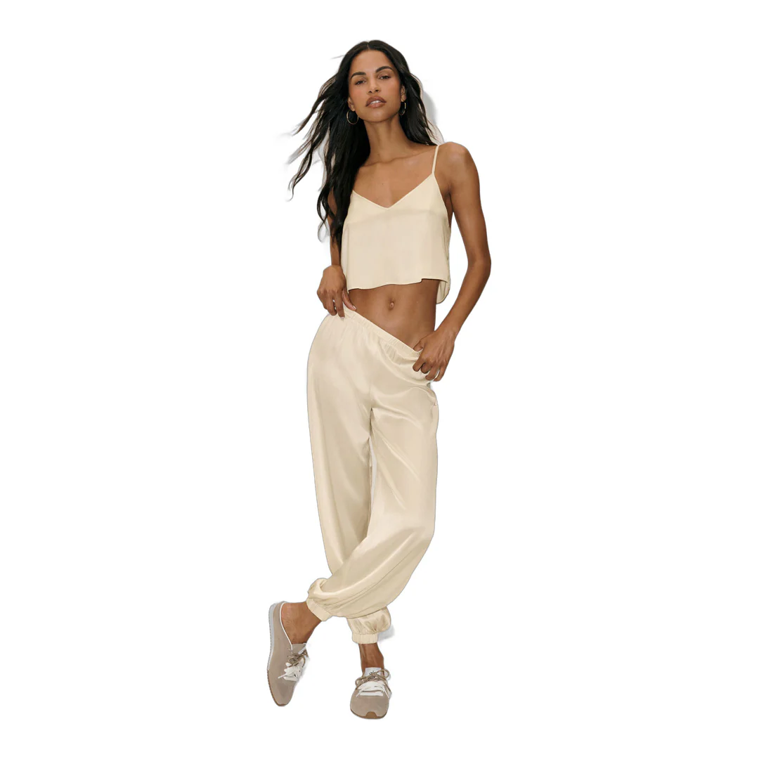 alo Silk Blend Radiance Tank - Sandy Beige - Image 4
